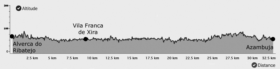 Topografia da 2ª etapa do Caminho Português